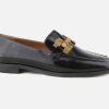 Women Jhay | Jhay - Venise Noir Or Loafers On Labotte