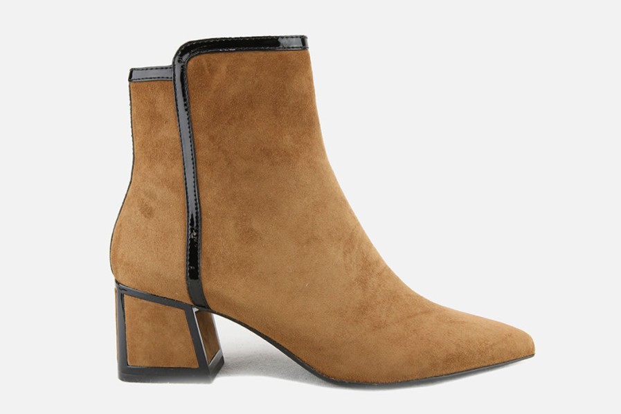 Women Bruno Premi | Bruno Premi - Leslie Camel Ankle Boots On Labotte