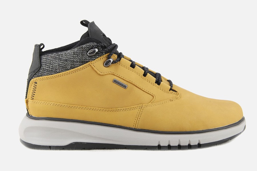 Men Geox | Geox - Aerantis 4X4 Abx Ocra Lace-Up Boots On Labotte