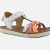 Girls Shoo Pom | Shoo Pom - Goa Salome Blanc Sandals On Labotte