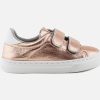 Girls Cienta | Cienta - Super Gym Metallic Cooper Velcro Shoes On Labotte