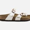 Women Birkenstock | Birkenstock - Mayari Pearl White Sandals On Labotte