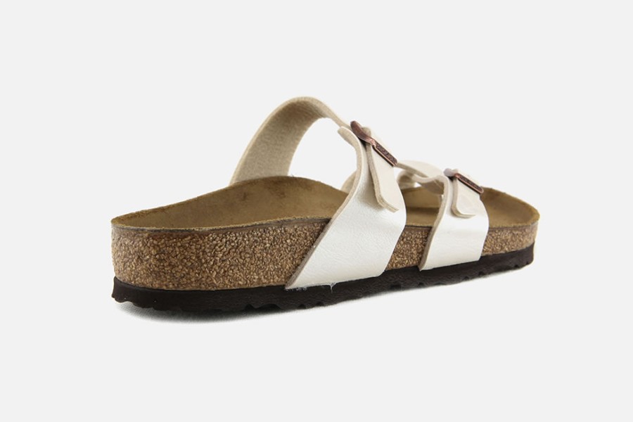Women Birkenstock | Birkenstock - Mayari Pearl White Sandals On Labotte
