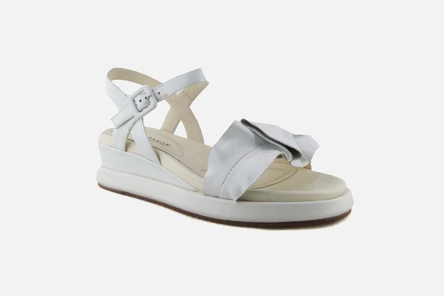 Women Elvio Zanon | Elvio Zanon - What Lack White Sandals On Labotte