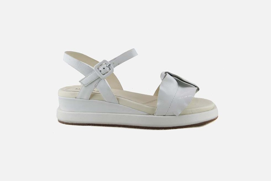 Women Elvio Zanon | Elvio Zanon - What Lack White Sandals On Labotte