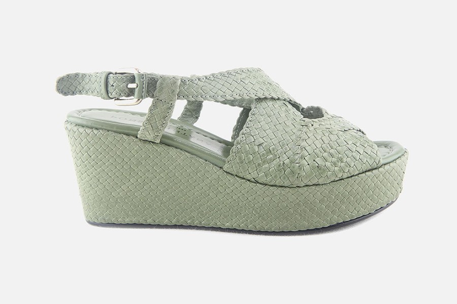 Women Pons Quintana | Pons Quintana - Moneva Tilleul Sandals On Labotte