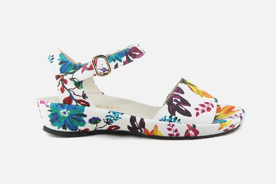 Women Brunate | Brunate - Bracelet Floral Multi Sandals On Labotte
