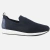 Women Ara | Ara - Lissabon Stretch Bleu Loafers On Labotte