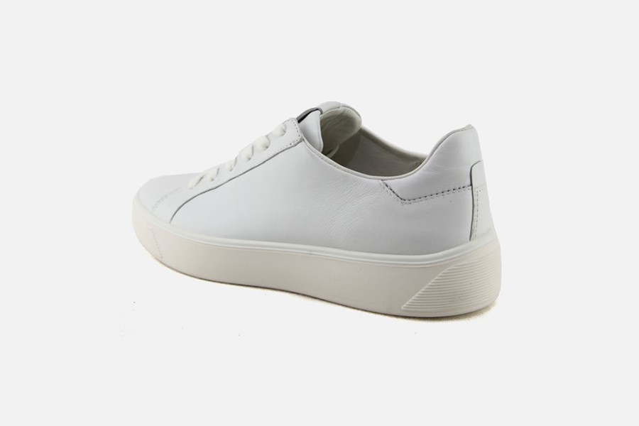 Women Ecco | Ecco - Street Tray White W Sneakers On Labotte
