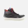 Boys Romagnoli | Romagnoli - Ladislas Noir Gris Lace-Up Boots On Labotte