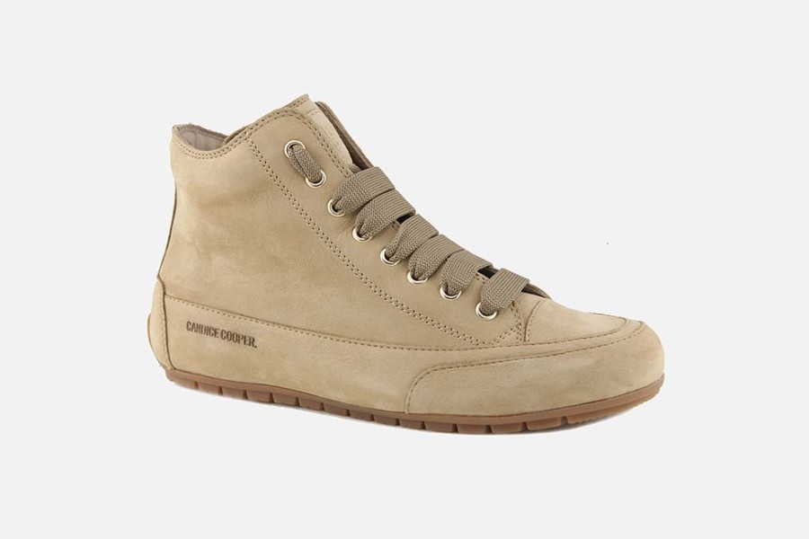 Women Candice Cooper | Candice Cooper - Plus Soft Capuccino Lace-Up Boots On Labotte