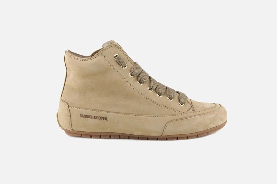 Women Candice Cooper | Candice Cooper - Plus Soft Capuccino Lace-Up Boots On Labotte