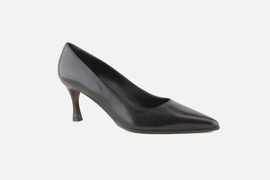 Women Lorenzo Masiero | Lorenzo Masiero - Loretta Noir Pumps On Labotte