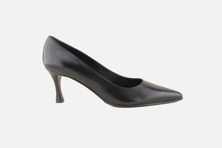 Women Lorenzo Masiero | Lorenzo Masiero - Loretta Noir Pumps On Labotte