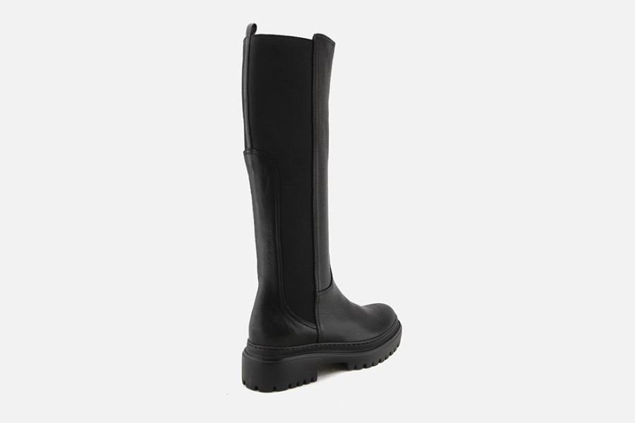 Women Lorenzo Masiero | Lorenzo Masiero - Lamier Noir Boots On Labotte