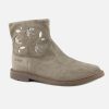Girls Pom d'Api | Pom D'Api - Sister Birdy Iron Ankle Boots On Labotte