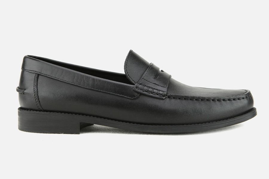 Men Geox | Geox - Damon 2 Noir Loafers On Labotte