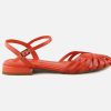 Women Elvio Zanon | Elvio Zanon - Winny Mandarina Sandals On Labotte