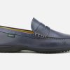 Men Paraboot | Paraboot - Cabrio Blue Loafers On Labotte