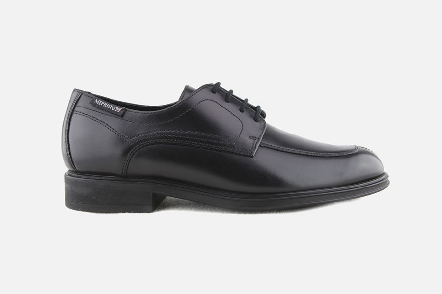 Men Mephisto | Mephisto - Korey Black Derbies On Labotte