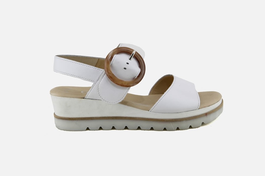 Women Gabor | Gabor - Lys Blanc Sandals On Labotte