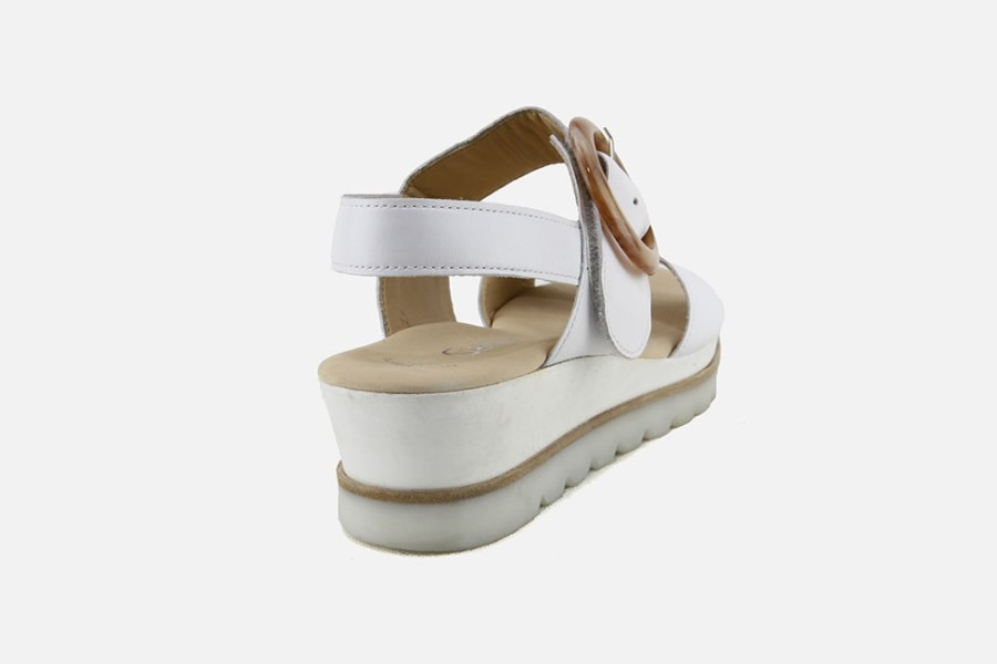 Women Gabor | Gabor - Lys Blanc Sandals On Labotte
