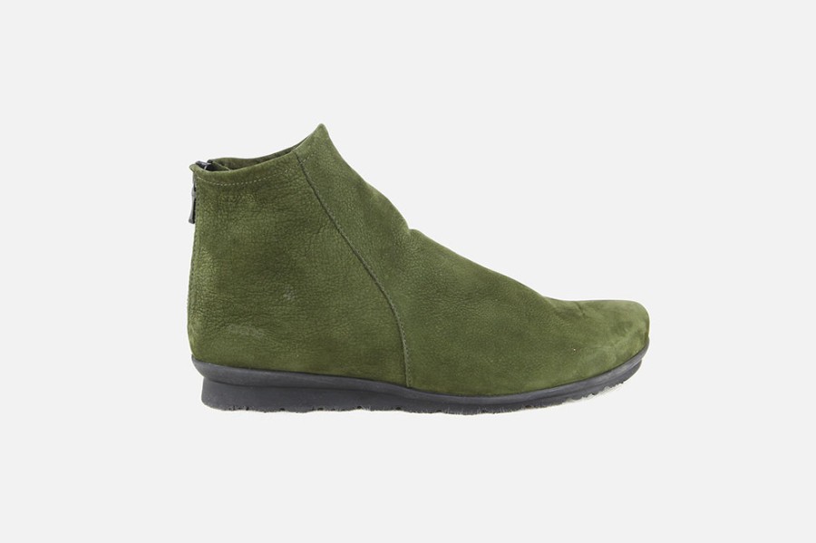 Women Arche | Arche - Baryky Kaki Ankle Boots On Labotte