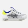 Girls Rondinella | Rondinella - Frisbee Blanc Star Lace-Up Shoes On Labotte