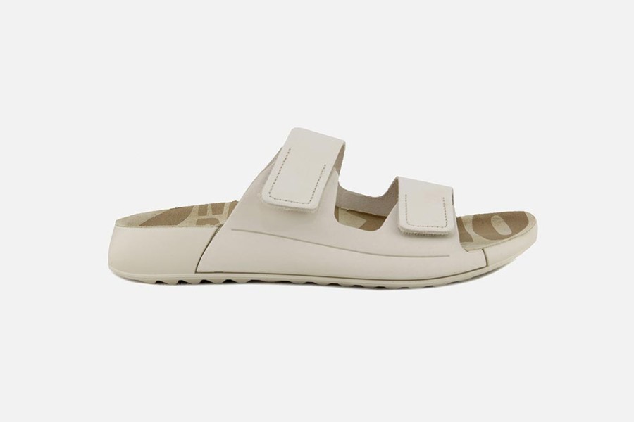 Women Ecco | Ecco - Cozmo 2 Straps Milk Sandals On Labotte