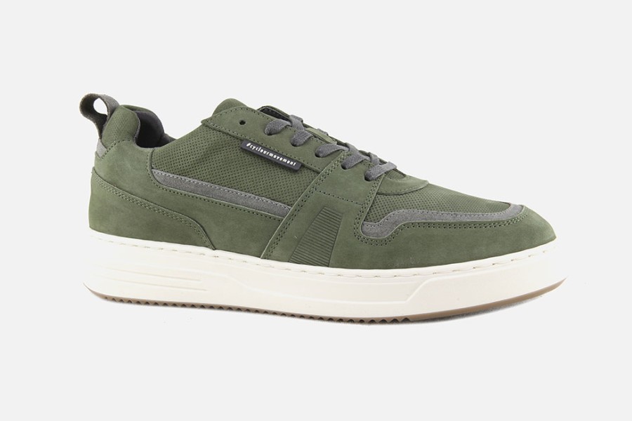 Men Cycleur de Luxe | Cycleur De Luxe - Giro Castor Green Sneakers On Labotte