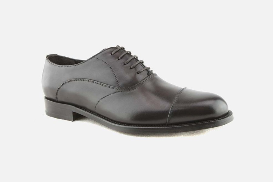 Men Calpierre | Calpierre - Raspail Lisse Marron Oxfords On Labotte
