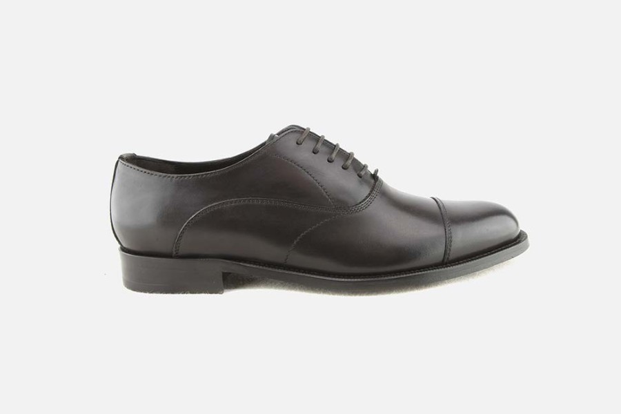 Men Calpierre | Calpierre - Raspail Lisse Marron Oxfords On Labotte