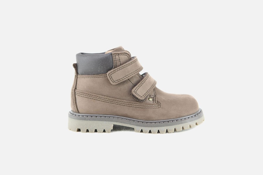 Boys Romagnoli | Romagnoli - Kim Scratch Choco Velcro Shoes On Labotte