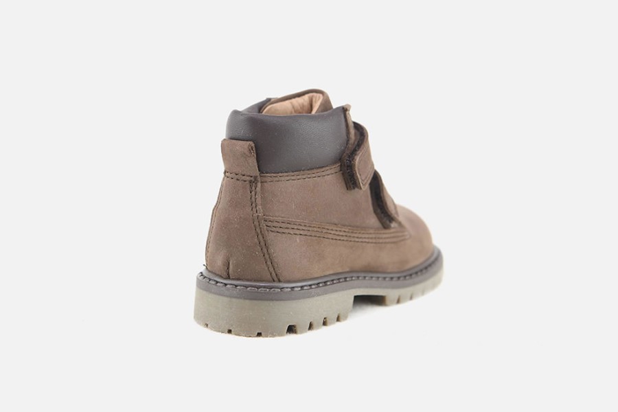 Boys Romagnoli | Romagnoli - Kim Scratch Choco Velcro Shoes On Labotte
