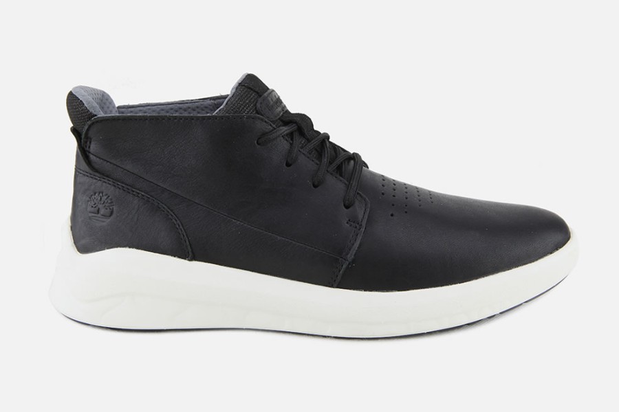 Men Timberland | Timberland - Bradstreet Ultra Chukka Black Lace-Up Boots On Labotte