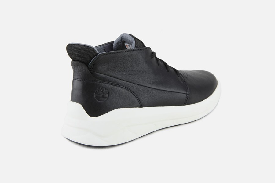 Men Timberland | Timberland - Bradstreet Ultra Chukka Black Lace-Up Boots On Labotte