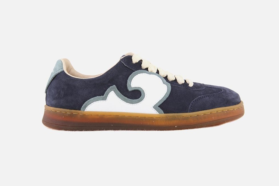 Women MaiMai | Maimai - Encyclo Deep Blue Sneakers On Labotte