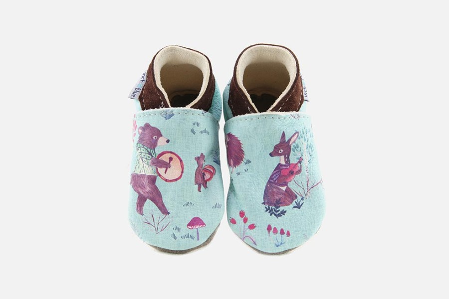 Girls Inch Blue | Inch Blue - Fanfare Layette Shoes On Labotte