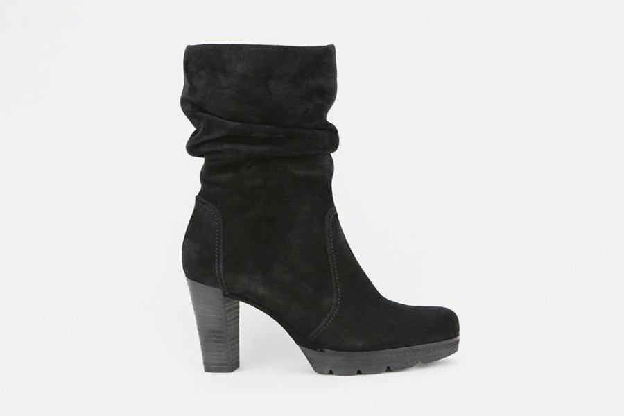 Women Paul Green | Paul Green - Pimento D Noir Boots On Labotte