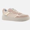 Girls Romagnoli | Romagnoli - Odelia Blush Metal Lace-Up Shoes On Labotte