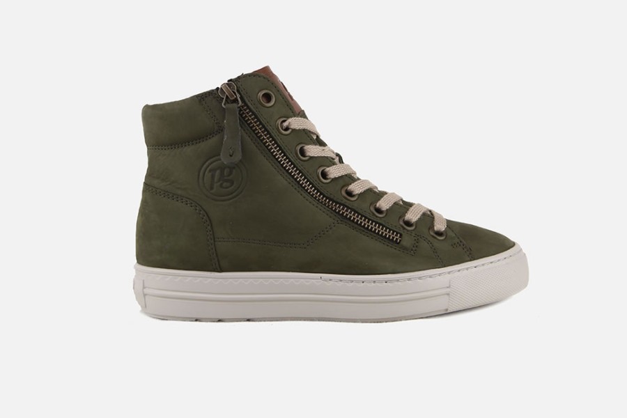 Women Paul Green | Paul Green - Pop Jungle Lace-Up Boots On Labotte