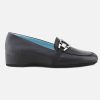 Women Thierry Rabotin | Thierry Rabotin - Sybille Black Grained Loafers On Labotte