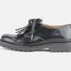 Girls Beberlis | Beberlis - Bolero Noir Lace-Up Shoes On Labotte