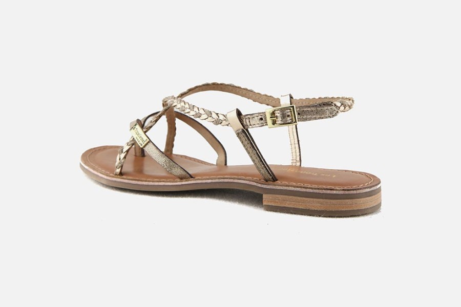 Women Les Tropéziennes par M Belarbi | Les Tropeziennes Par M Belarbi - Monatres Or Irise Sandals On Labotte