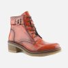 Women Dorking | Dorking - Cajou Orangeade Lace-Up Boots On Labotte