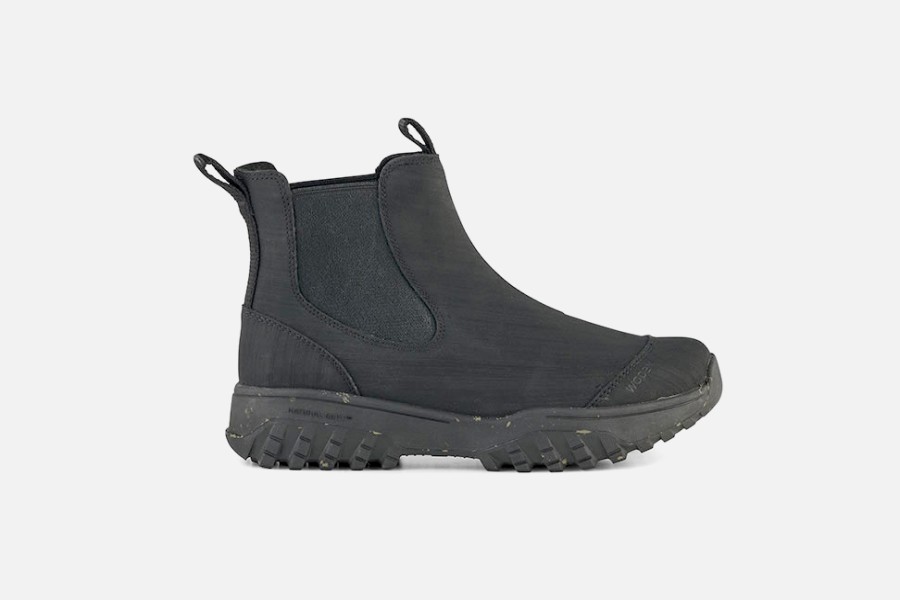 Women Woden | Woden - Rubber Track Boot Black Ankle Boots On Labotte