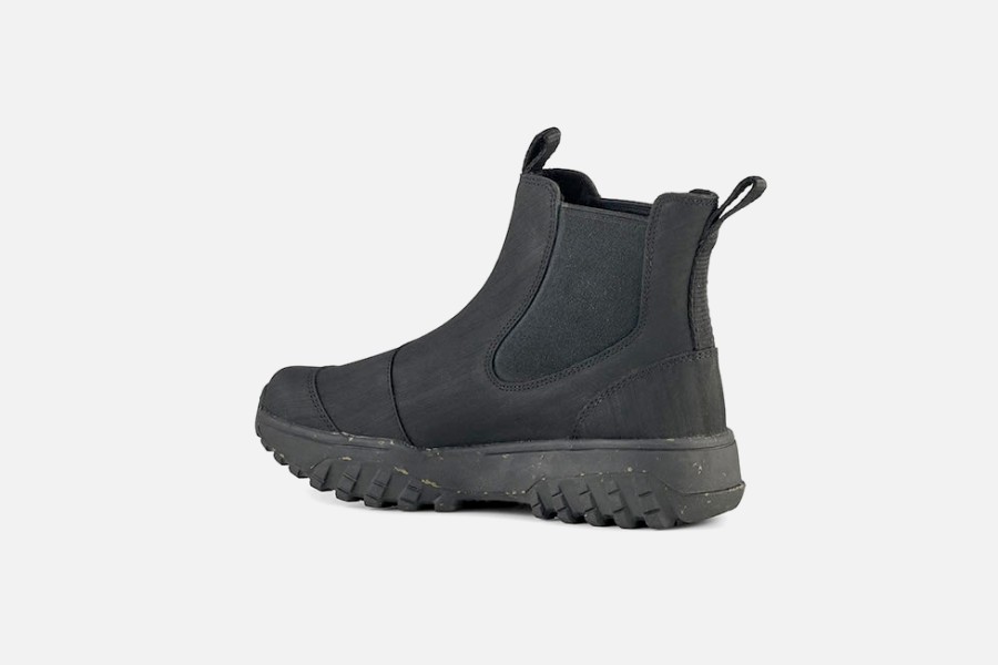 Women Woden | Woden - Rubber Track Boot Black Ankle Boots On Labotte