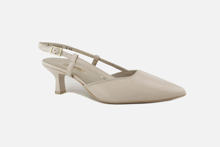 Women Paul Green | Paul Green - Pepperino Lack Beige Pumps On Labotte