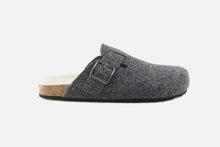 Women Geox | Geox - Brionia Grey Clogs On Labotte