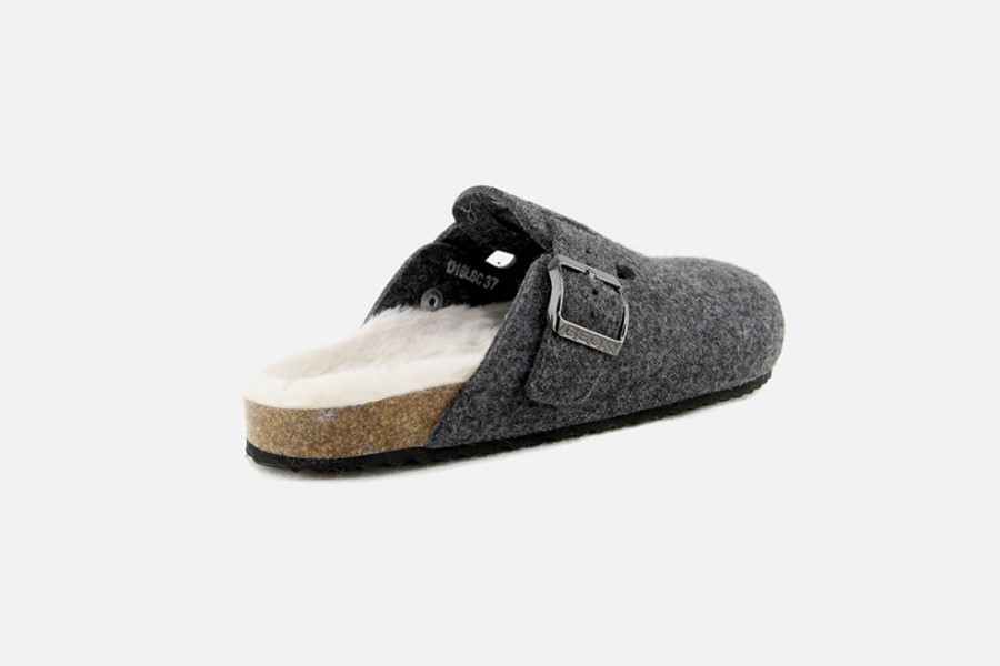 Women Geox | Geox - Brionia Grey Clogs On Labotte